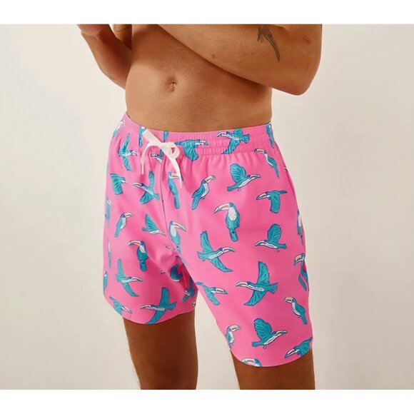 New Chubbies XL, XXL Men's 'Toucan Do Its' Stretch 5.5" Classic Swim Trunks - Picture 3 of 9